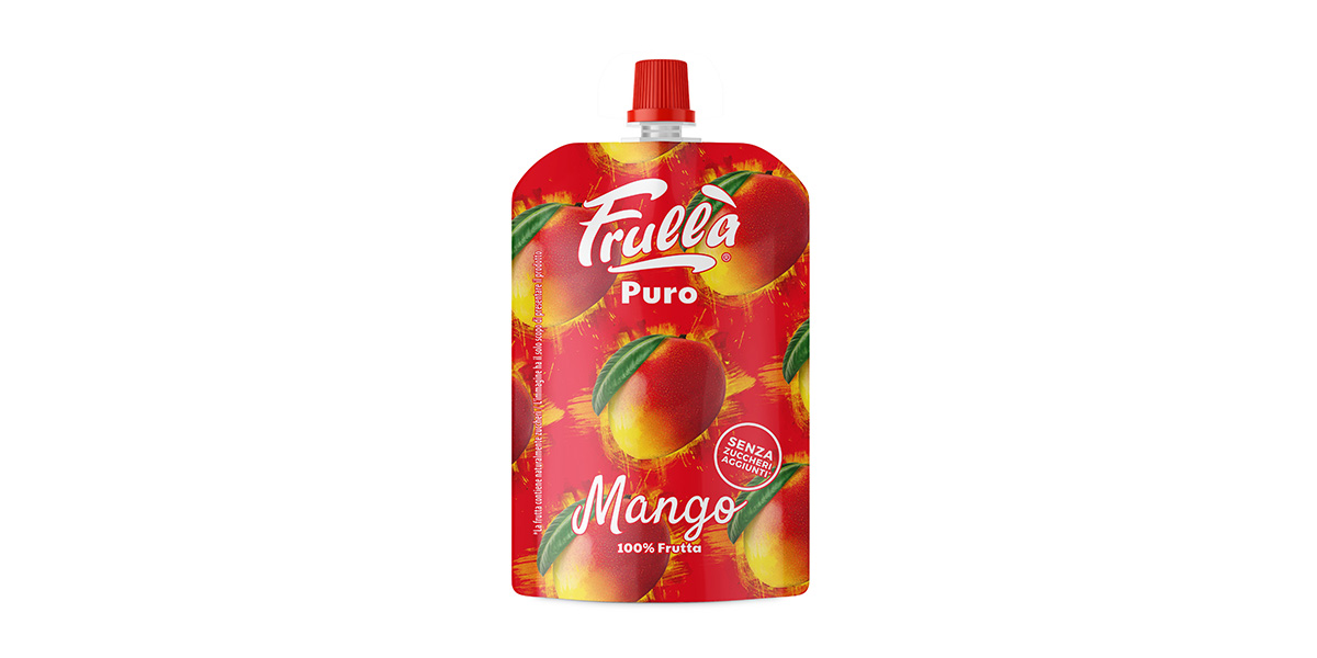 Frullà Puro Mango, il gusto esotico in una pratica confezione